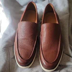 Allen Edmonds Rich Brown Leather Slip-Ons